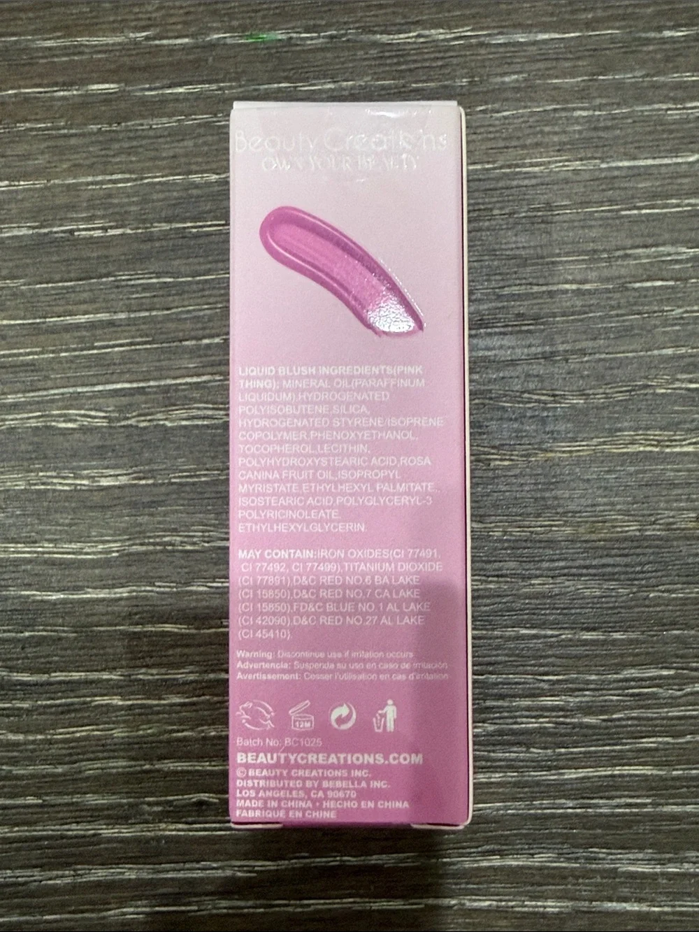 Beauty Creations sheer buildable